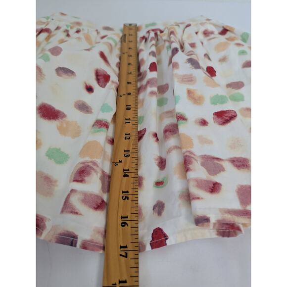 Victorio & Lucchino Mini Skirt Skater Water Color Dots Coquette Size 3 US 6 - Picture 11 of 11